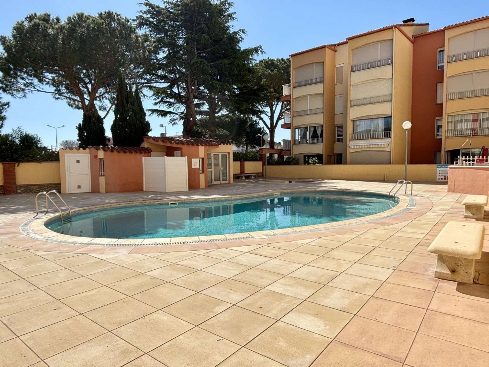 Studio/Cabine 4 Pers, Piscine, Proche Mer, Argeles-Sur-Mer - Fr-1-225-33 מראה חיצוני תמונה